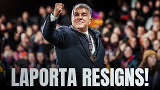 Laporta RESIGNS! 🚨 Will Hansi Flick Leave Barcelona Now?