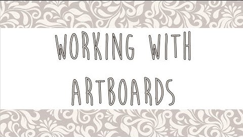 Illustrator Tutorial - Working With Art Boards