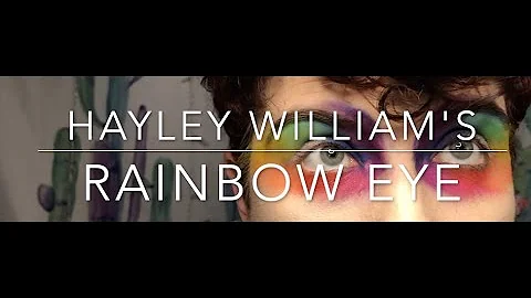 Hayley Williams Rainbow Eye//Bonaroo