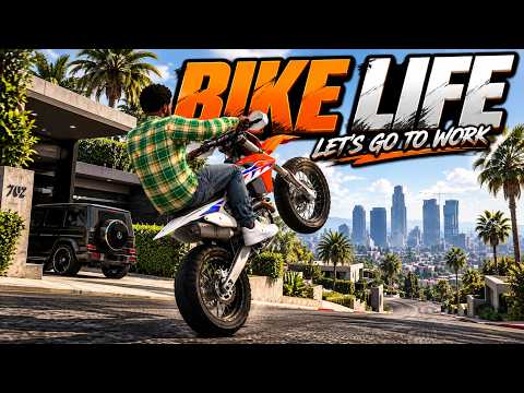 Living the BIKE LIFE in GTA 5! Franklin’s New Dirt Bike Adventure