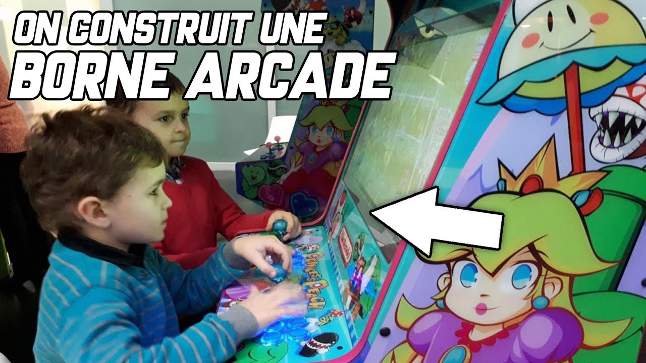 BORNE D'ARCADE pour l'hôpital Necker-Enfants malades - BackinToys - NINTENDO - SEGA - ATARI - NEOGEO