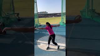 Power + Technique + Spin = DISCUS THROW 💥🥏 #shorts #discusthrow #training