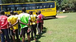 MUKUMU BOYS PREPARATION BEFORE KICK OFF  AGAINST BUKEMBE BOYS