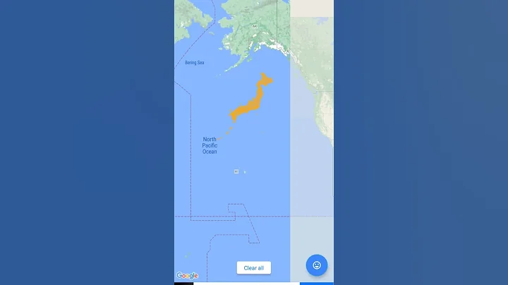 Usa vs Japan comparing size map#short#geography(no hate)