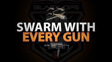 Swarm With Every Gun- MP7 (Black Ops 2 Swarm Gameplay)