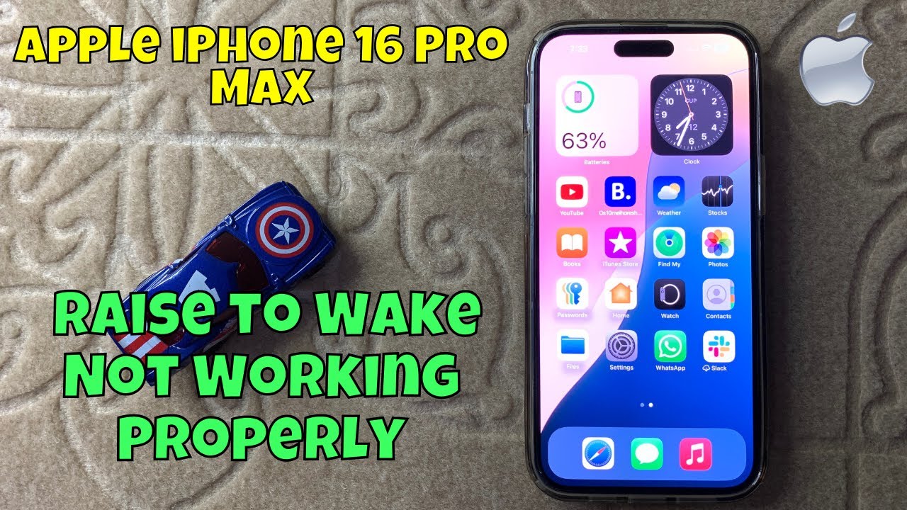 iPhone 16 Pro Max Raise to Wake Not Working Properly Here's how to quickly fix it!  {Quick & Easy}