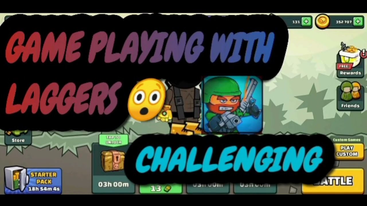 GAME PLAYING WITH THE LAGGERS!! @Shashank1st09 - YouTube