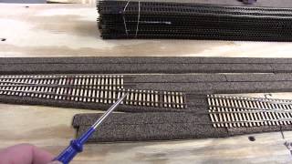 Model Railroad Layout Update Video 11- Fast Tracks Turnouts- Customization