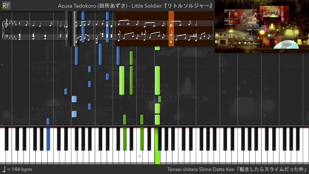 TV Tensei Shitara Slime Datta Ken Ending 2 Little Soldier Piano tv-tensei-shitara-slime-datta-ken-ending-2-little-soldier-piano