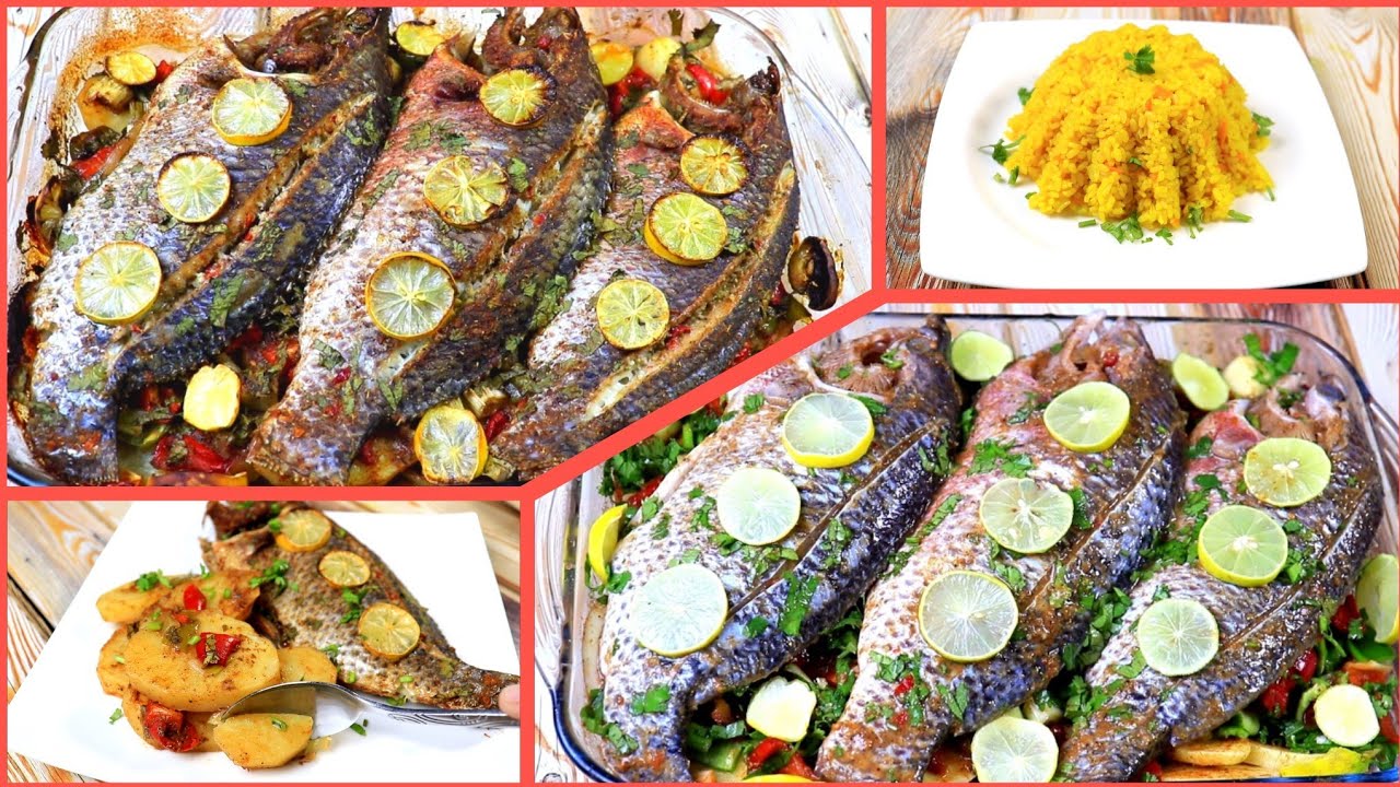السمك بطريقه مش قادره اوصف جمالها👌💯 والارز ال تقدميه معاه🤩|السمك للدايت|السمك بطريقه صحيه