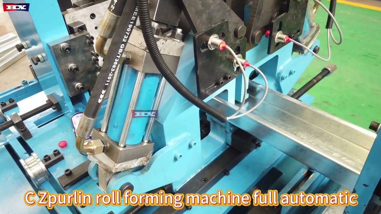 Fully Automatic CZ Purlin Roll Forming Machine