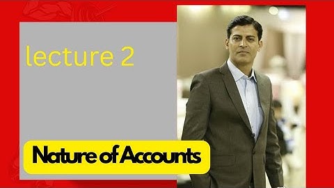 Nature of accounts | Accounting for class 11 & b.com part 1 #accounting #commerce 