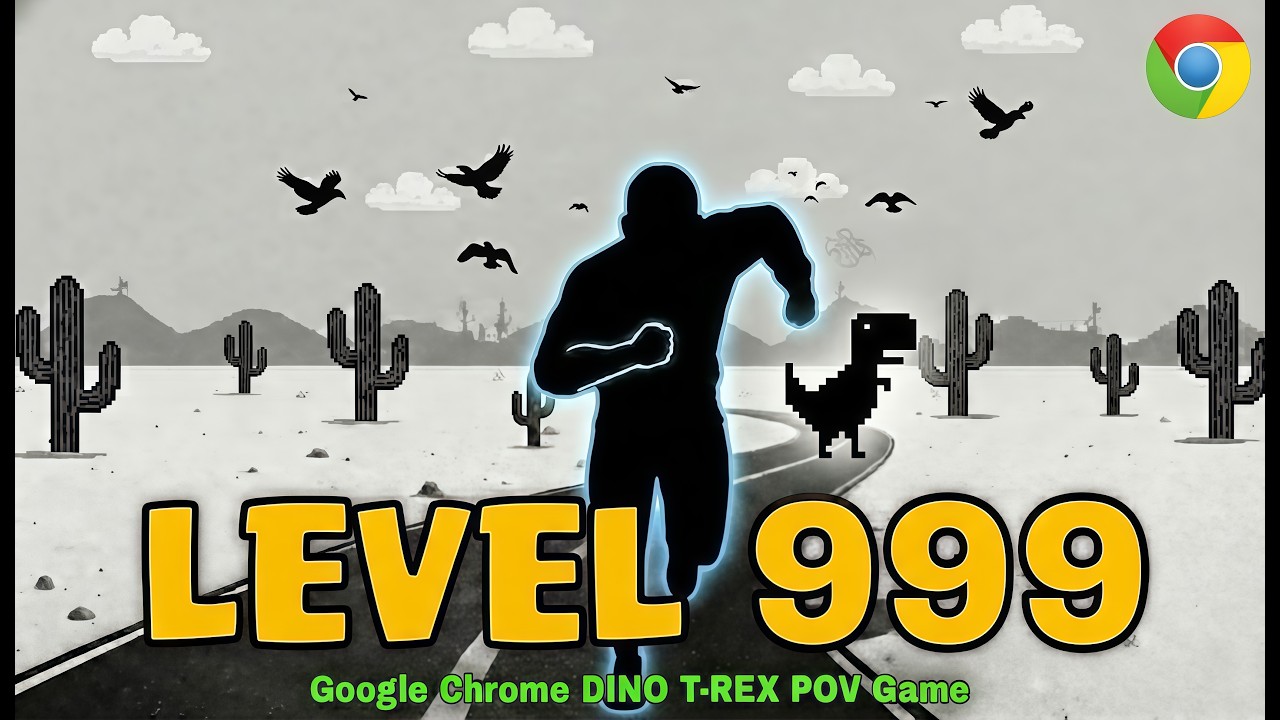Google Chrome T-Rex Run 3D POV | Immersive Interactive Warm Up | Full ...