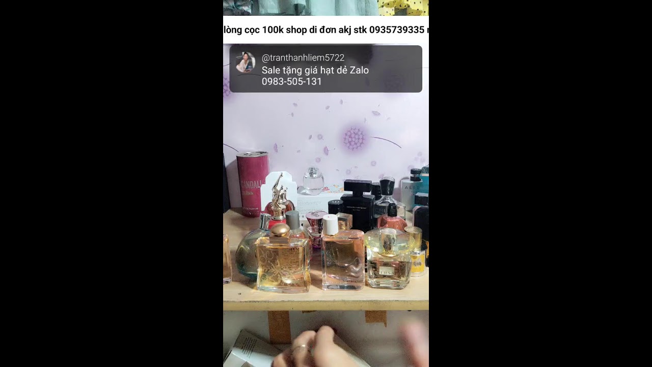 NƯỚC HOA TRƯNG BÀY AUTH....CHÂN VÁY  
SECONDHAND ....ZALO 0984-372-335 ///0983-505-131