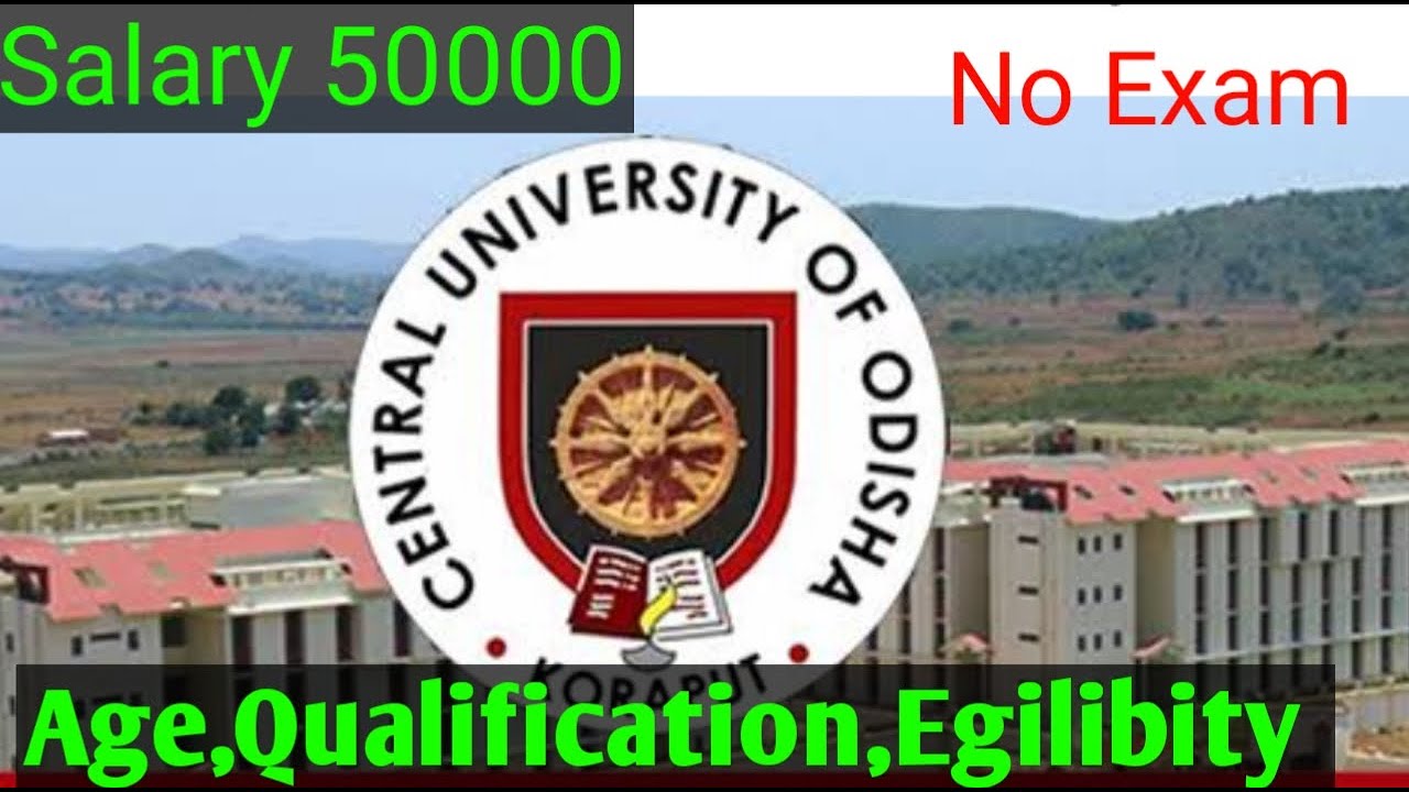 Cuo Koraput odisha recruitment 2025 // Smart academy Jsg