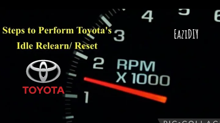 How To Relearn or Reset Toyota/Lexus Throttle Idle