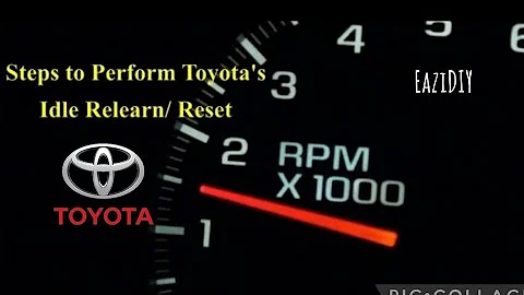 How To Relearn or Reset Toyota Throttle Idle