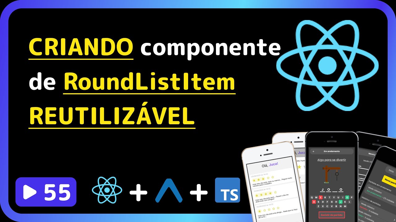 Curso base de React Native 2025: #55 - Criando componente de RoundListItem