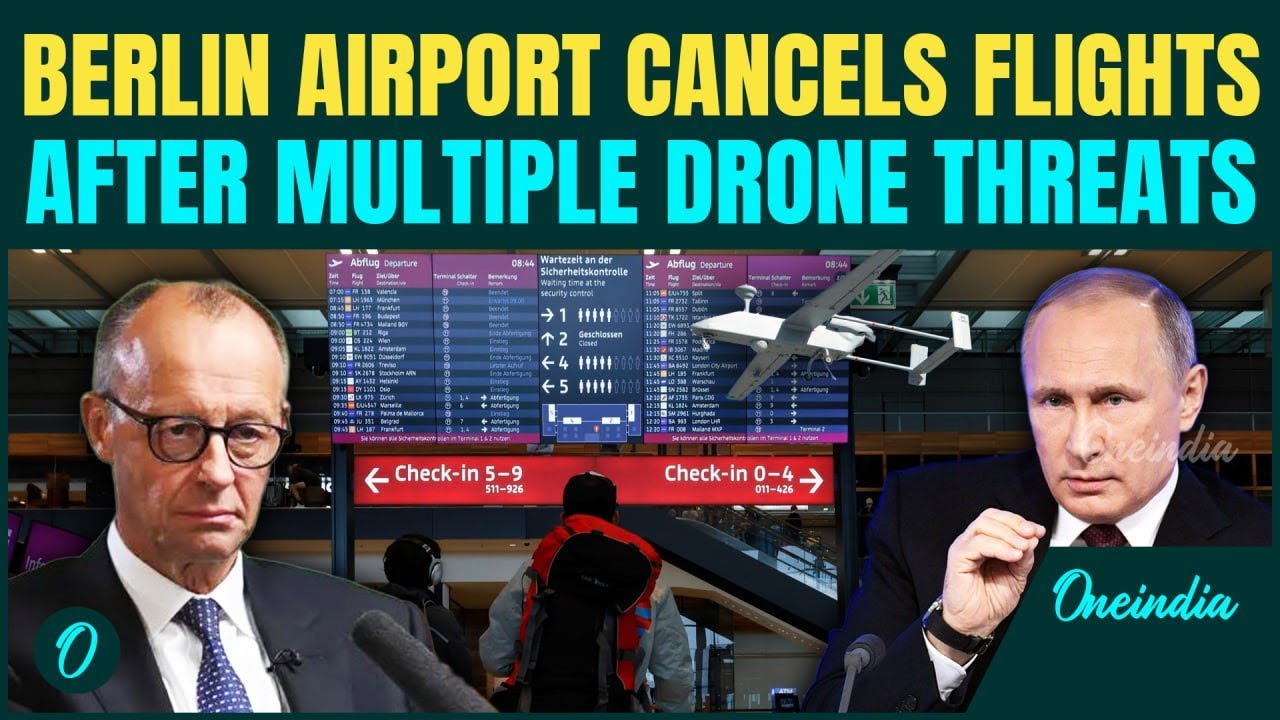 BREAKING: Russian Drones ATTACK Germany’s Berlin Airport? | Merz’s Warning Sparks WW3 Fears