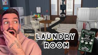 would you be scared LAUNDRY ROOM sims 4 build