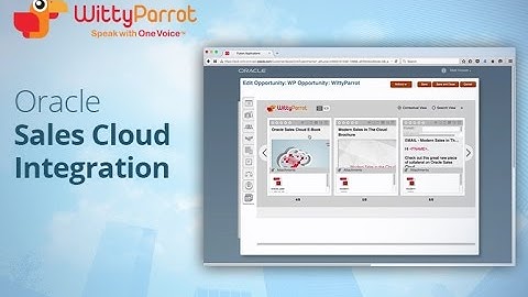 Oracle Sales Cloud Integration Video