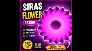 Siras Flower Design in CorelDRAW | Professional Flower Logo Design Tutorial