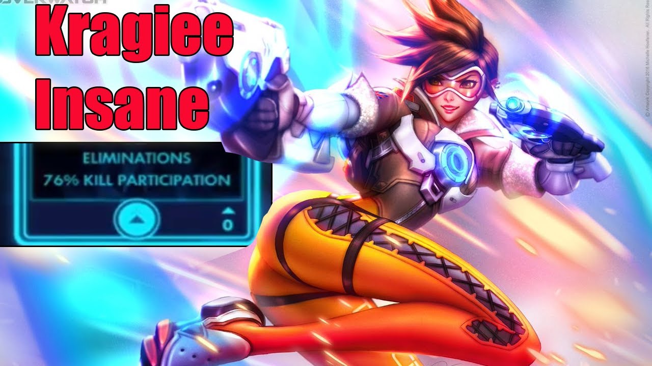 Kragiee Insane Tracer 76% KillParticipation Gameplay - Pro Overwatch