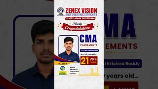 🔥 21 LPA Salary at 20! | Zenex CMA Placement Success 💥