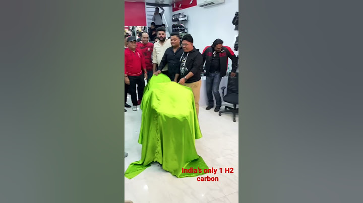 India’s only 1 H2 CARBON is finally here #biker #dream #gopro #bikelover #h2 #kawasaki