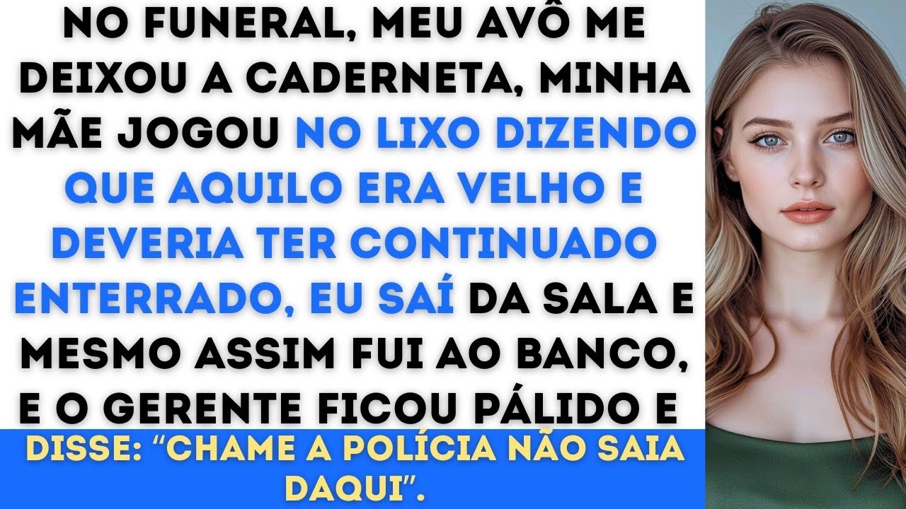 “Esta caderneta DEVERIA TER CONTINUADO ENTERRADA — Mamãe jogou fora o presente do vovô mas o gere