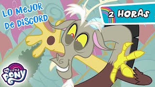 My Little Pony en español  Episodios | Los MEJORES episodios de DISCORD | 2 horas