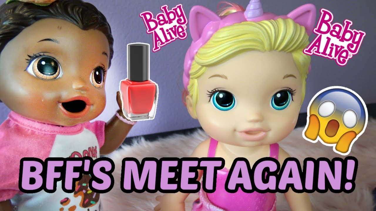 BABY ALIVE OPENS TOYS and FINDS a BEST FRIEND! The Lilly and Mommy Show ...