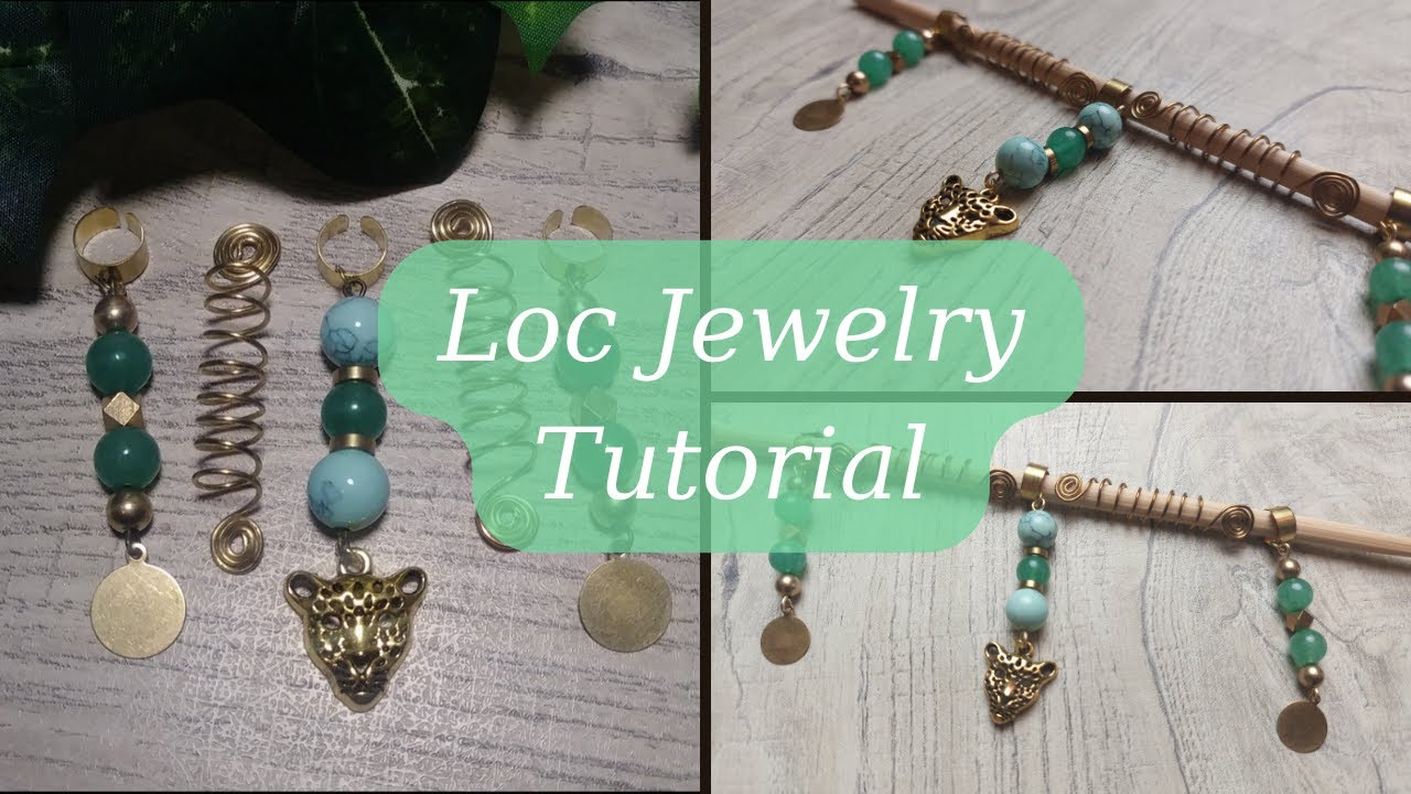 DIY Loc Jewelry Tutorial | Royal Mint | 5-Piece Set with Beads & Wire Coils