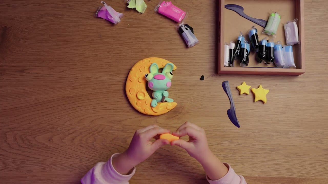 20032 Wood&Craft DIY Little Worlds   TM OKTO 21*21 cm Bunny Moon