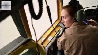 USAF KC-135 Air Refuels E-3 AWACS over Afghanistan (Interview)