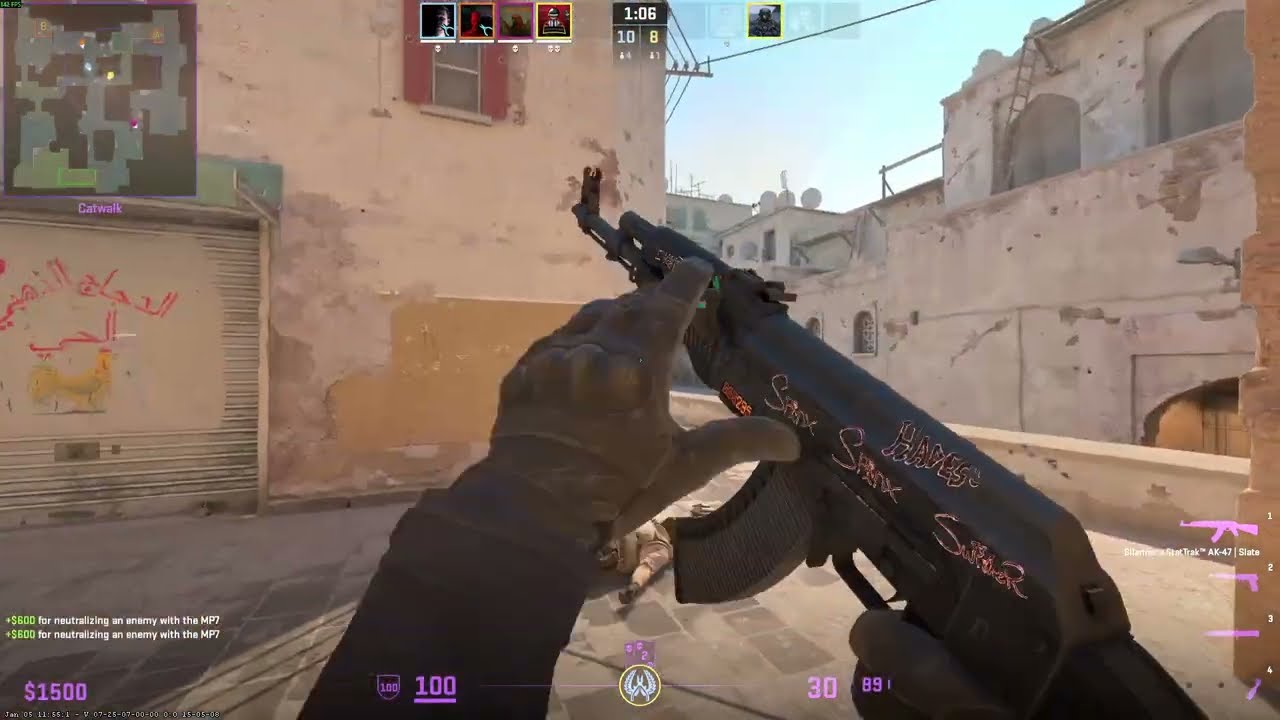 csgo dust 2 competitive gameplay | Ibtisam Gamer 