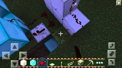 How to make singgle hidden door- Minecraft pe ( 0.14.0/ 0.15.0 ) - Piston mod (Redstone mod v1.1)
