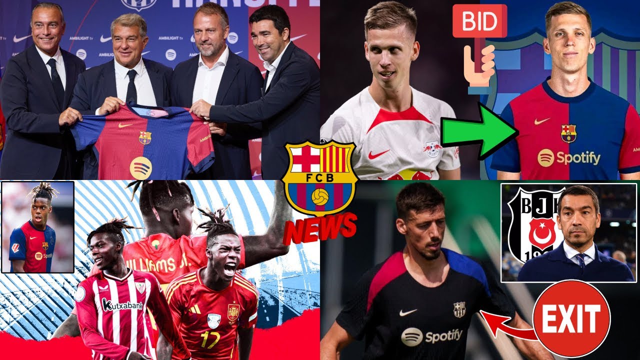 Hansi Flick PRESENTATION🎥| Dani Olmo Bid Rejected🚨| Nico Williams DECISION Time💣| Lenglet EXIT Rise🧨