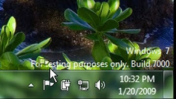 Windows 7 BETA - Notification Area