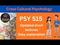 PSY 515 Short lecture 10 Easy Explanation in mix Urdu and English Highlighted all topics 2026