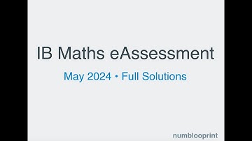 MYP Maths E-Assessment May 2024 Explained - Step-by-step Solutions (Part 1)