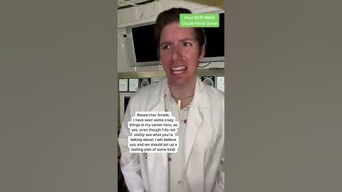 How SCP-4955 Could Have Gone 🔪 #drsherman #site42 #scp #scp4955