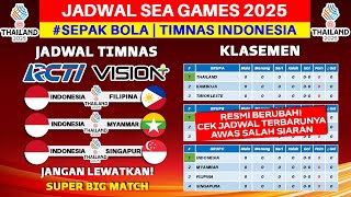 BERUBAH! Jadwal SEA GAMES 2025 Timnas Indonesia - Indonesia vs Filipina - SEA GAMES 2025 Sepak Bola