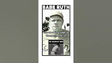 Quote from Babe Ruth: The Sultan of Swat #quotes  #inspiration  #baseball