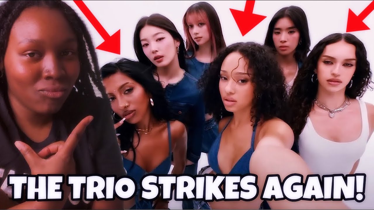 I CAN'T EVEN WATCH A AD IN PEACE! | KATSEYE GAP DENIM AD REACTION