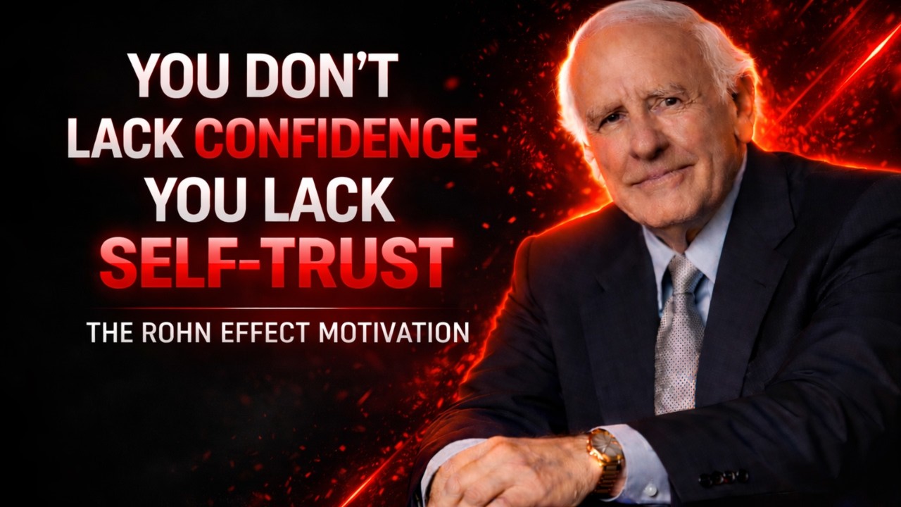 You Don't lack Confidence - You Lack Self - Trust  | The Rohn Effect Motivation
