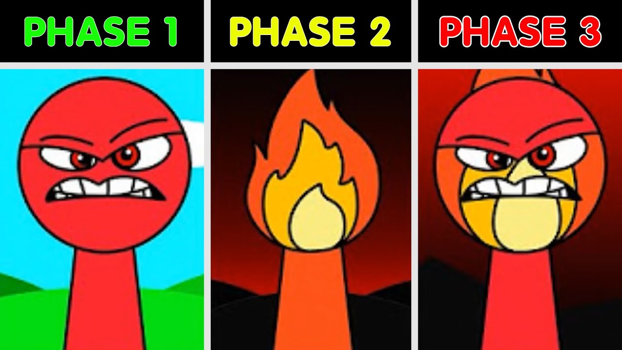 My Sprunki OC : Emoji 88 Phase 1 Vs Phase 2 Vs Phase 3