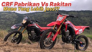 CRF Rakitan Vs Pabrikan,, Mending yang mana?? | CRF mesin Verza with Frame Hutech Keren asli!!