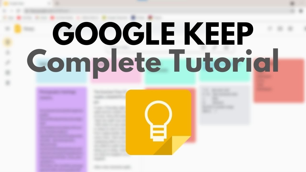 How To Use Google Keep | Google Keep Complete Tutorial | 2021 - YouTube