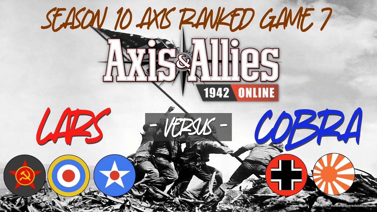 Axis and Allies Online: Season 10 Axis ranked game 7 - Versus Platinum opponent